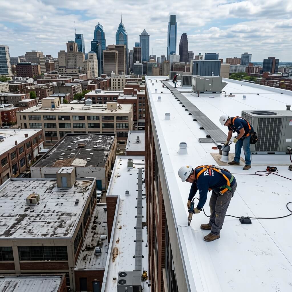 Long-Term Commercial Flat Roof Solutions for Philadelphia Properties