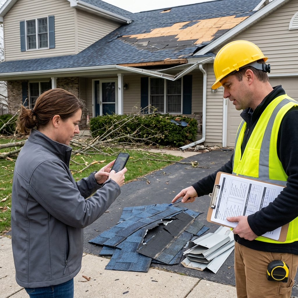 7 Best Steps to Get a Fast Storm Damage Roof Estimate for Insurance | North Star Roofing -