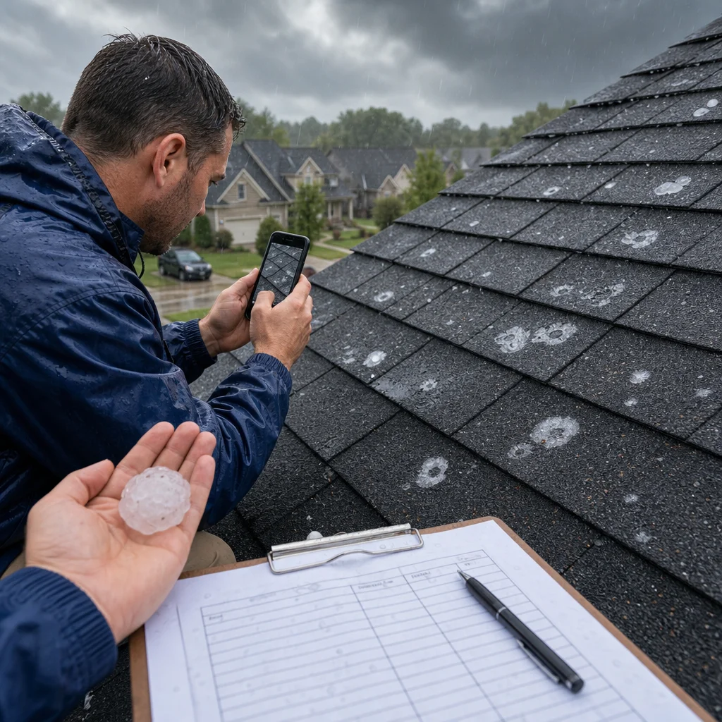 How to Document Hail Damage for Maximum Insurance Payouts in North Wales | North Star Roofing -