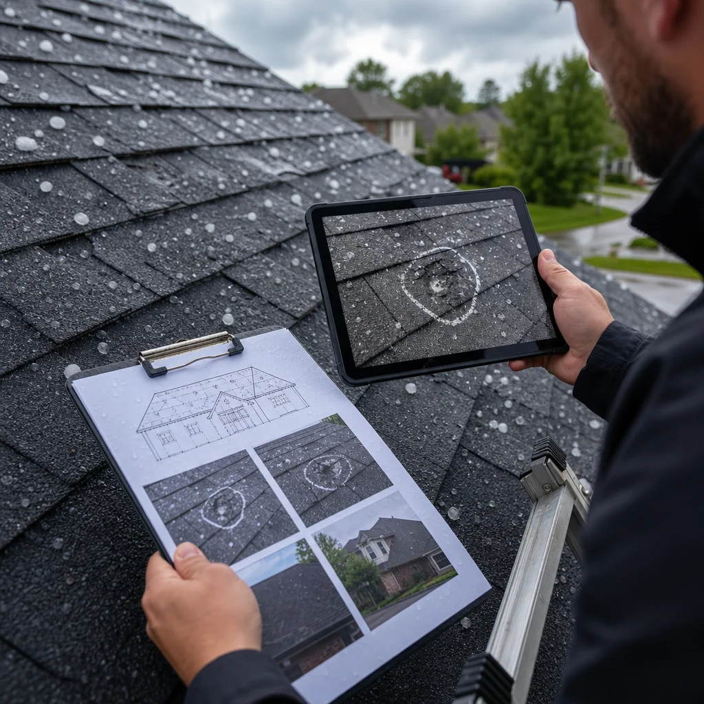 How to Document Hail Damage for Maximum Insurance Payouts in North Wales | North Star Roofing -